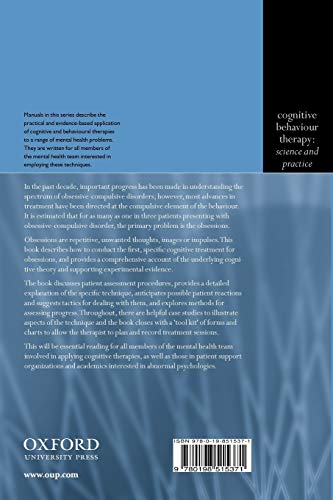 The Treatment of Obsessions (Cognitive Behaviour Therapy: Science and Practice Series),Used