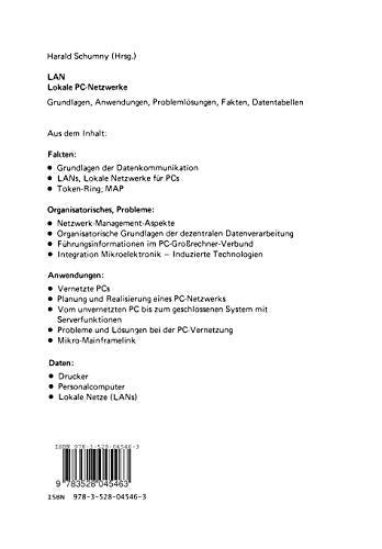 LAN Lokale PCNetzwerke: Grundlagen, Anwendungen, Problemlsungen, Fakten, Datentabellen (German Edition),Used