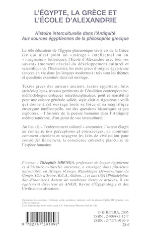L'Egypte, la Grce et l'cole d'Alexandrie,Used