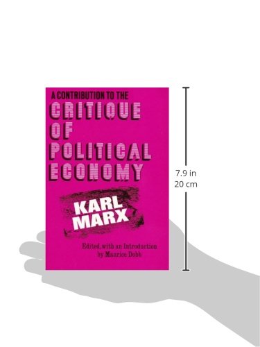 Contribution to the Critique of Political Economy,Used