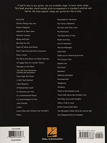 First 50 Jazz Standards You Should Play on Guitar  ChordMelody Arrangements with Tabs, Chords and Lyrics  Learn to Play Fly Me ,Used