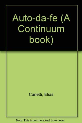 Autodafe (A Continuum book),Used