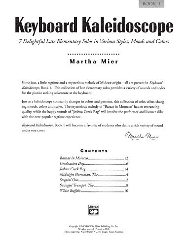 Keyboard Kaleidoscope, Bk 1: 7 Delightful Late Elementary Solos in Various Styles, Moods, and Colors,Used