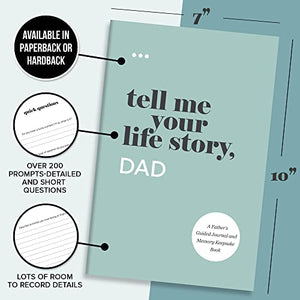 Tell Me Your Life Story, Dad: A Fathers Guided Journal and Memory Keepsake Book (Tell Me Your Life Story Series Books),Used