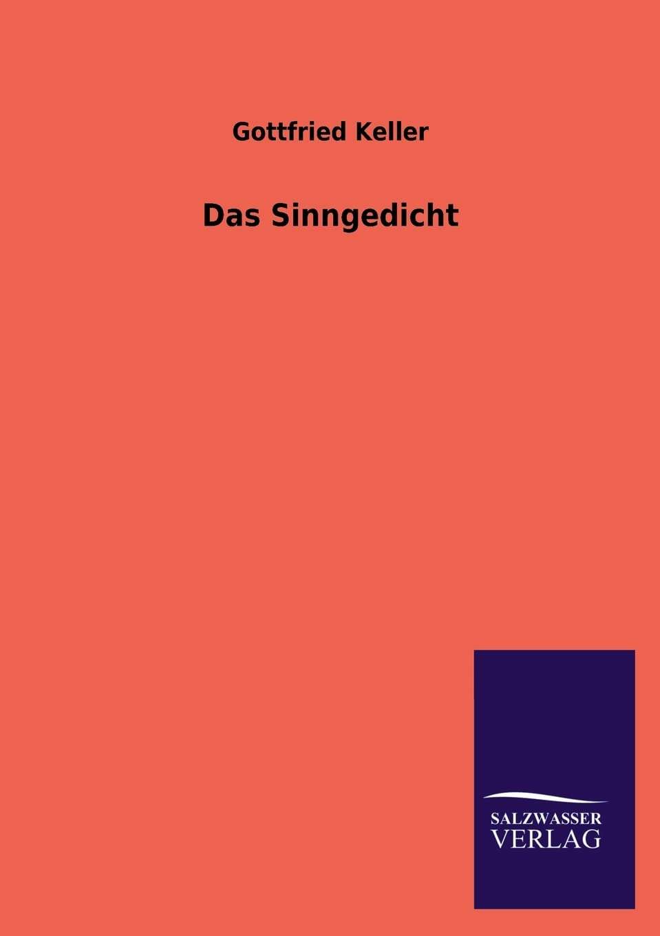 Das Sinngedicht (German Edition),Used