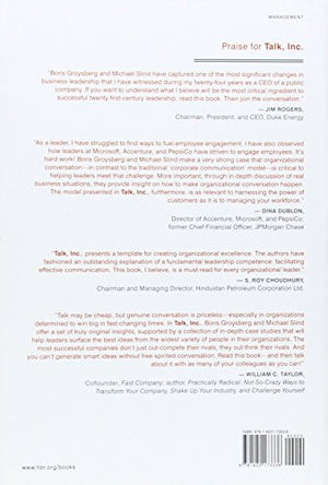Talk, Inc.: How Trusted Leaders Use Conversation to Power their Organizations,Used
