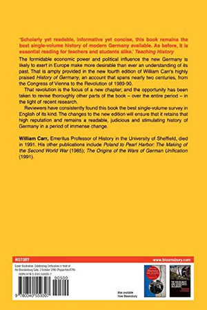 A History Of Germany 18151990 (Hodder Arnold Publication),Used