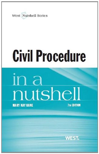 Civil Procedure in a Nutshell (Nutshells),Used