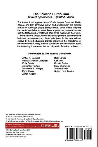 The Eclectic Curriculum in American Music Education,New