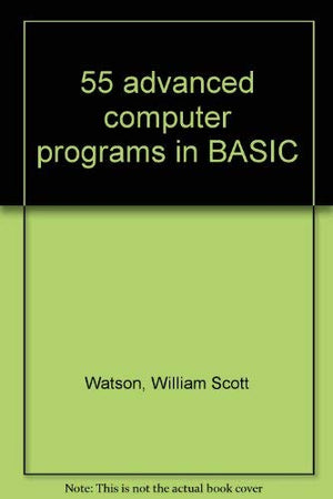 55 advanced computer programs in BASIC,Used