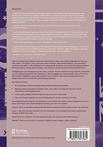 Teaching Recent Global History: Dialogues Among Historians, Social Studies Teachers and Students (Transforming Teaching),Used