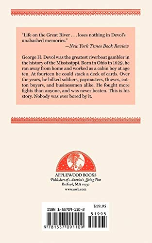 Forty Years a Gambler on the Mississippi (Applewood Books),Used