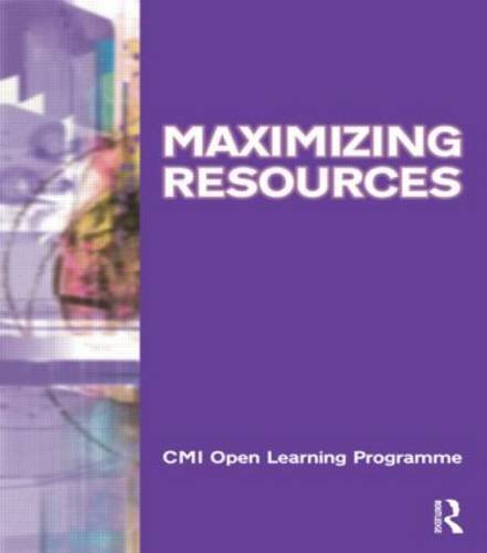 Maximising Resources Cmiolp: Diploma Level 4 (Chartered Management Institute's Open Learning Programme),Used