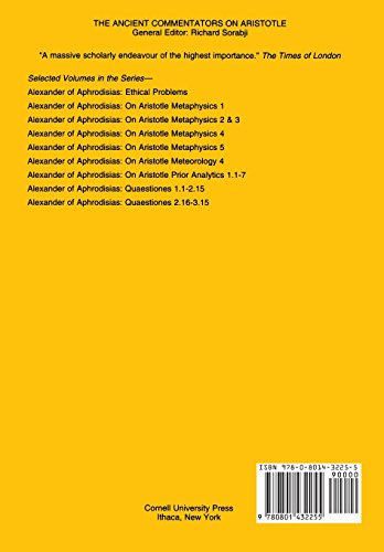 Alexander of Aphrodisias On Aristotle's Metrology 4,Used