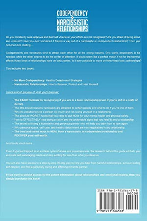 Codependency and Narcissistic Relationships: Discover How to Recover, Protect and Heal Yourself after a Toxic Abusive Relationsh,Used