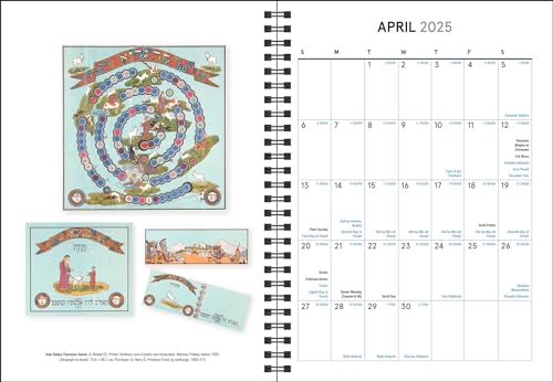 The Jewish Calendar 20242025 (5785) 16Month Planner,Used