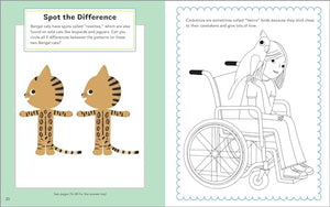 Cute Pets Activity Book for Kids: 70 Activities Including Coloring, DottoDots & Spot the Difference,Used