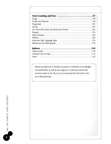 Me, My Family, and Friends: 26 Songs and Over 300 Activities for Young Children (Pam Schiller Theme Series),Used