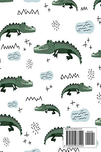 Address Book: For Contacts, Addresses, Phone, Email, Note,Emergency Contacts,Alphabetical Index With Pattern Cute Crocodiles,Used