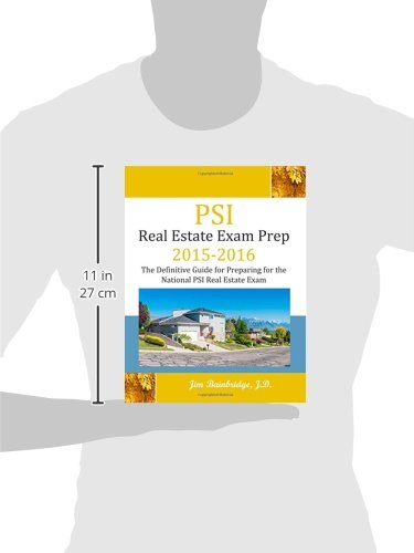 PSI Real Estate Exam Prep 20152016: The Definitive Guide to Preparing for the National PSI Real Estate Exam,Used