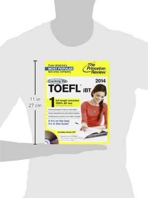 Cracking the TOEFL iBT with Audio CD, 2014 Edition (College Test Preparation),Used