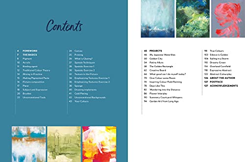 Abstract Painting: 20 projects and creative techniques in acrylic & mixed media,Used