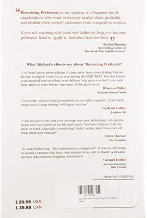 Becoming Preferred: How to Outsell Your Competition,Used