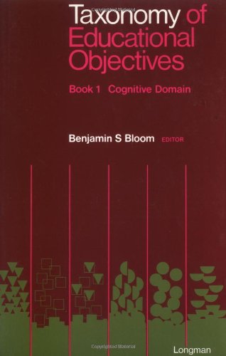 Taxonomy of Educational Objectives, Handbook 1: Cognitive Domain,Used
