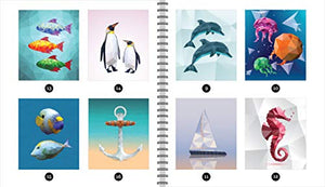 Brain Games  Sticker by Number: Under the Sea (28 Images to Sticker),Used