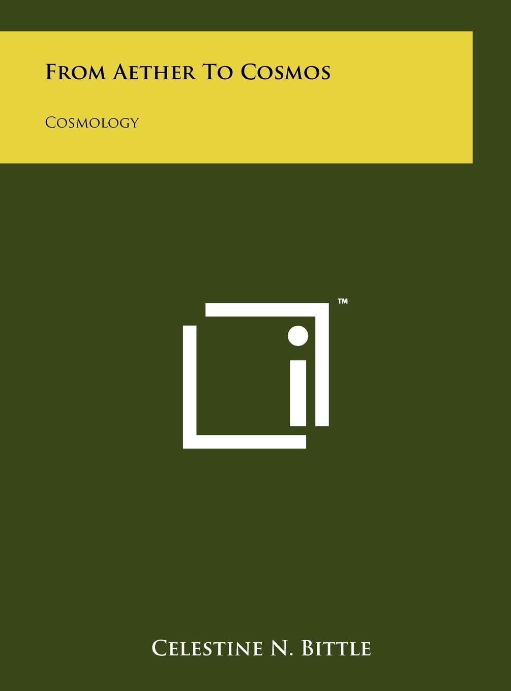 From Aether to Cosmos: Cosmology,New