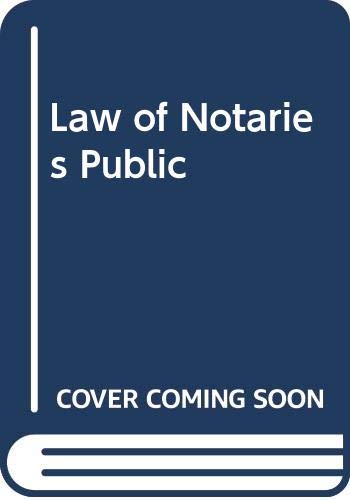 Law of Notaries Public,Used