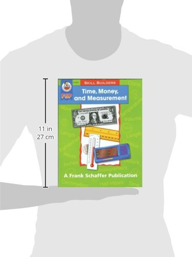 Carson Dellosa  Time, Money, and Measurement Resource Workbook  1st2nd Grade, 128pgs (Skill Builders),Used