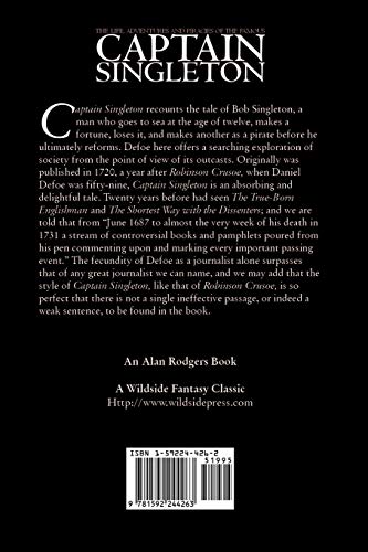 The Life, Adventures and Piracies of the Famous Captain Singleton,Used