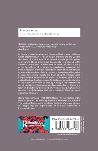 The Rosicrucian Enlightenment (Routledge Classics),New