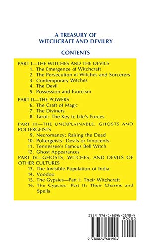 A Treasury of Witchcraft and Devilry,Used