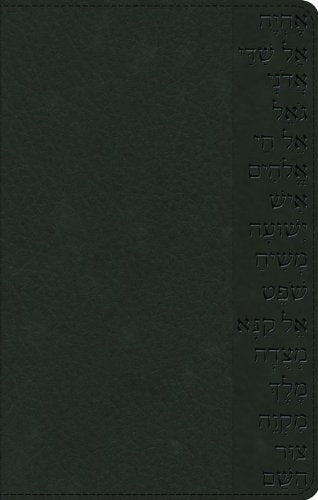 GW Names of God Bible Black, Hebrew Name Design Duravella,Used