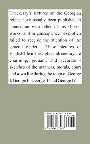 The Four Georges,Used