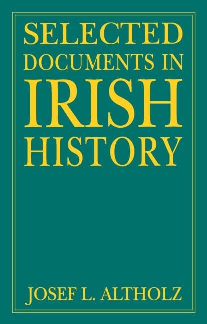 Selected Documents In Irish History