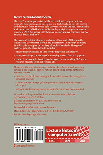 Security in Pervasive Computing: Second International Conference, SPC 2005, Boppard, Germany, April 68, 2005, Proceedings (Lect,Used