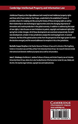 Intellectual Property at the Edge: The Contested Contours of IP (Cambridge Intellectual Property and Information Law, Series Num,Used