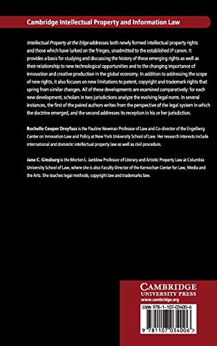Intellectual Property at the Edge: The Contested Contours of IP (Cambridge Intellectual Property and Information Law, Series Num,Used