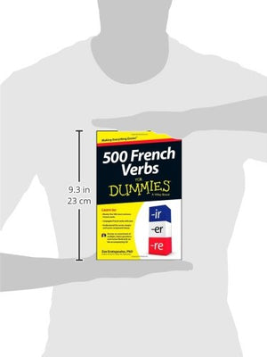 500 French Verbs For Dummies,Used