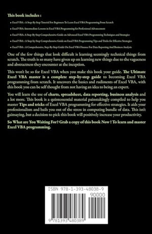 The Ultimate Excel VBA Master: A Complete, StepbyStep Guide to Becoming Excel VBA Master from Scratch,Used