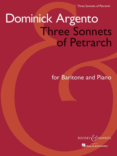 Three Sonnets of Petrarch: for Baritone and Piano,Used
