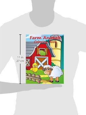 Farm Animals Coloring Book 1,Used