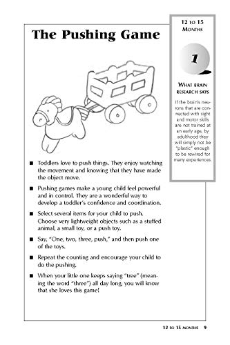 125 Brain Games for Toddlers and Twos: Simple Games to Promote Early Brain Development,Used
