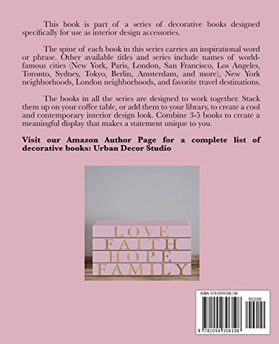 Positive Vibes: A decorative book for coffee tables, bookshelves and interior design styling  Stack deco books together to creat,Used