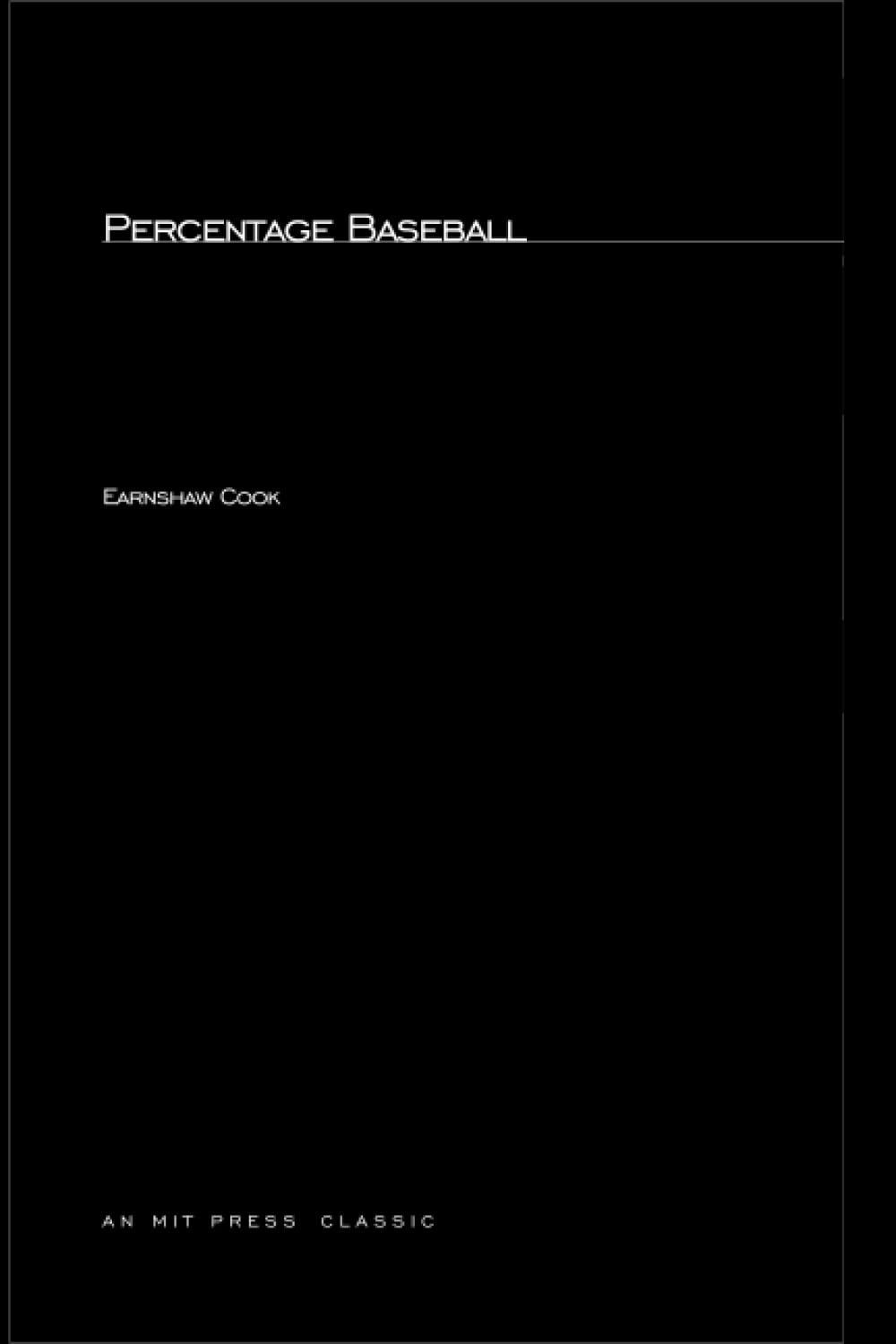Percentage Baseball (Mit Press),Used