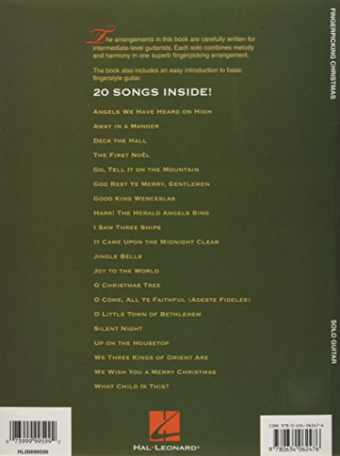 Fingerpicking Christmas: 20 Carols Arranged for Solo Guitar in Notes & Tablature,Used