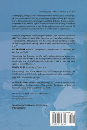 Transforming Cape Town (California Series In Public Anthropology) (Volume 19),New